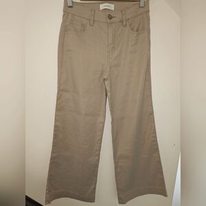 Level 99 Wide-leg, Linen Blend Pants